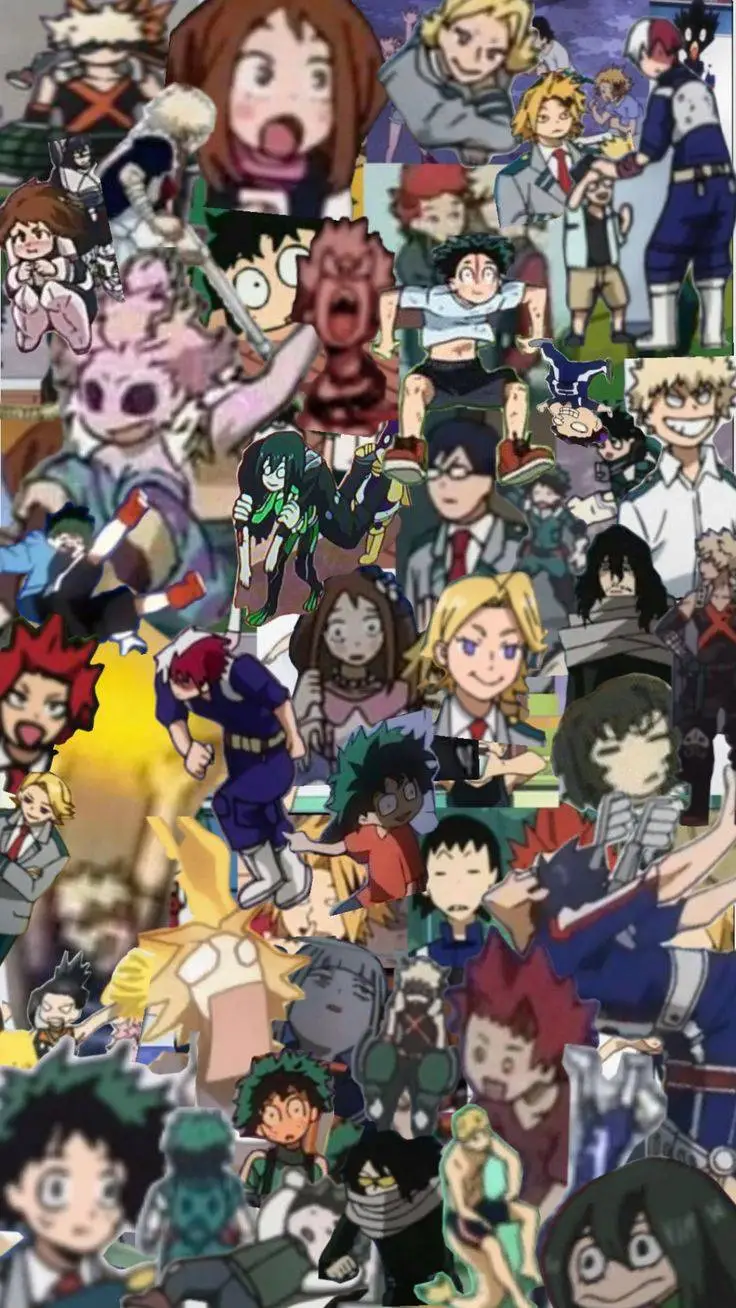 ai character: Mha in common room background