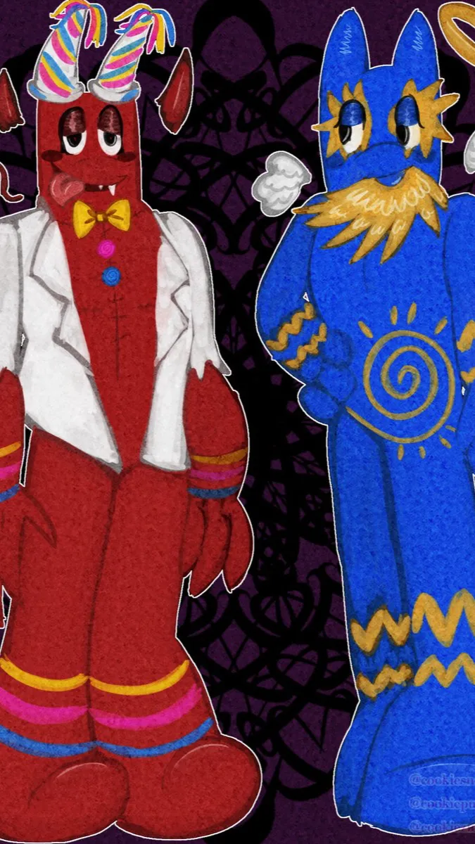 ai character: banban and flumbo background