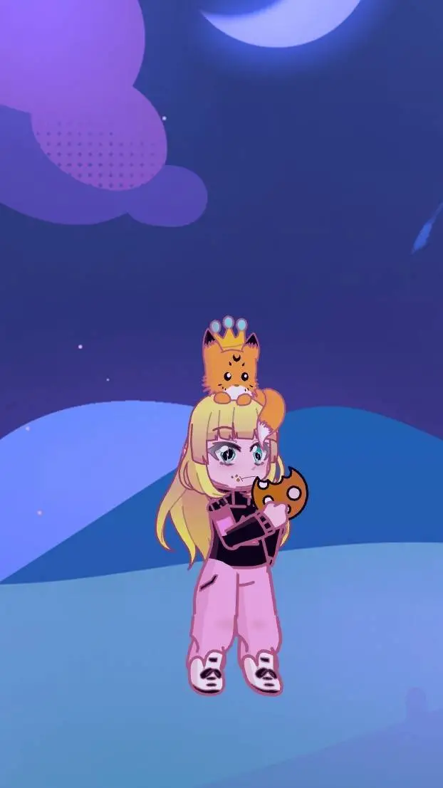 ai character: cookie  background
