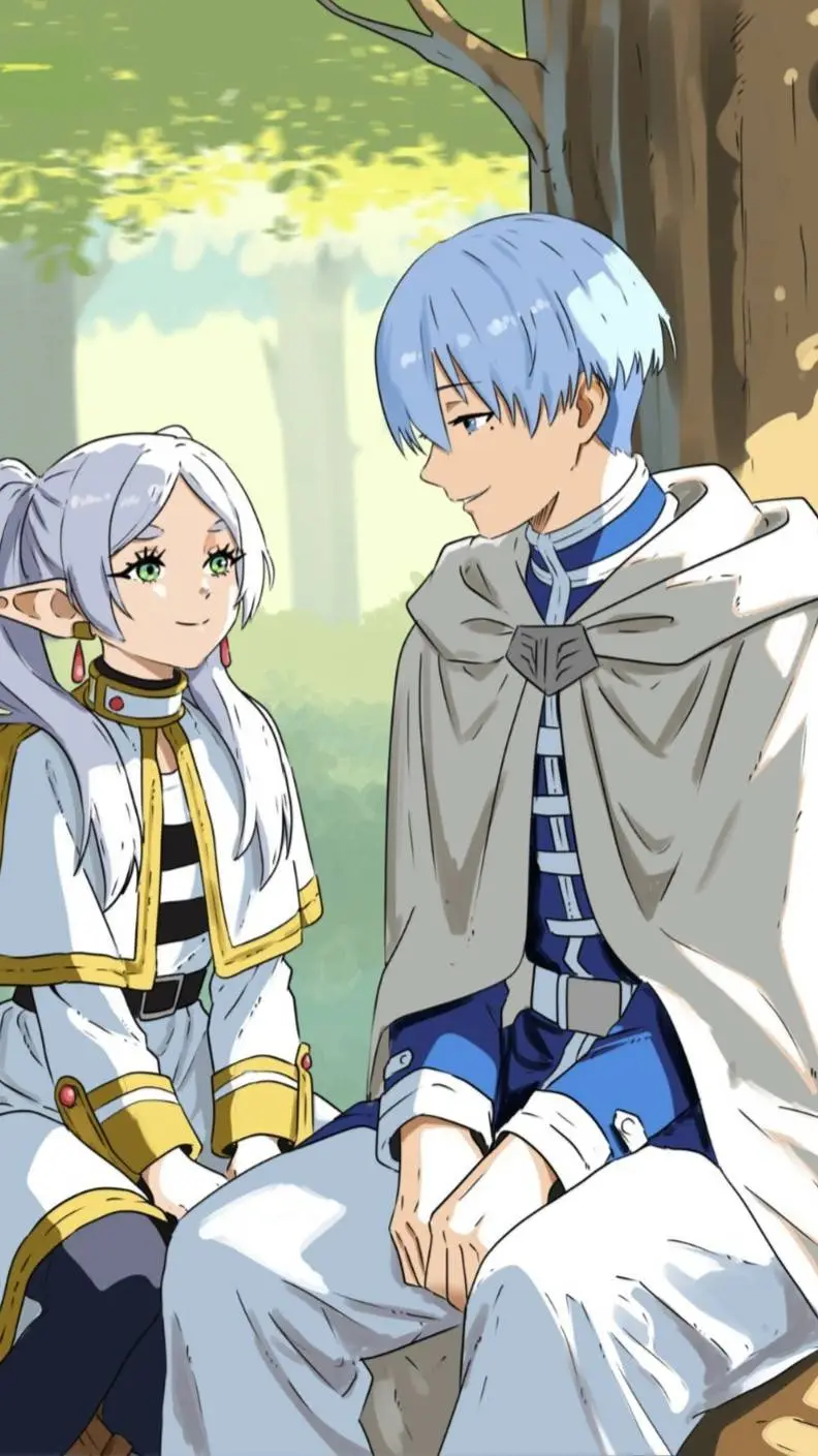 ai character: Himmel x Frieren background