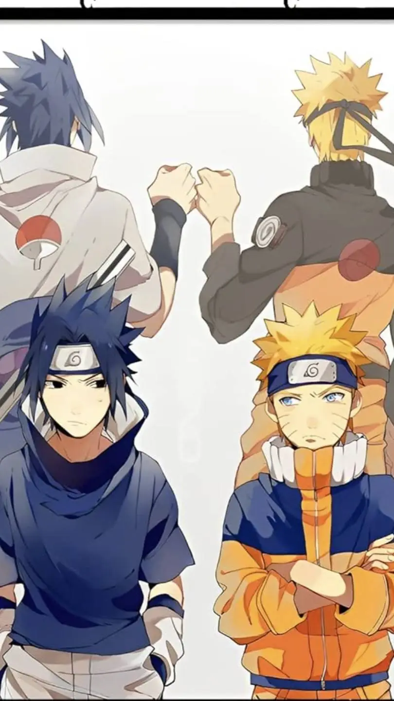 ai character: Sasuke and Naruto background