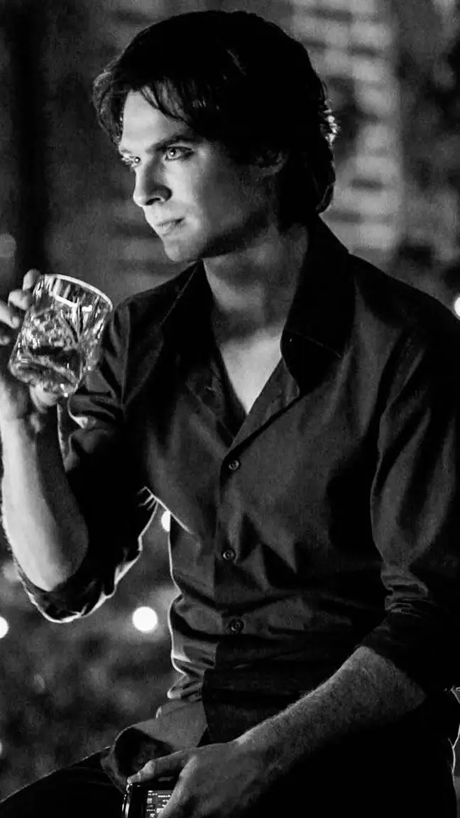 ai character: DAMON SALVATORE !! background
