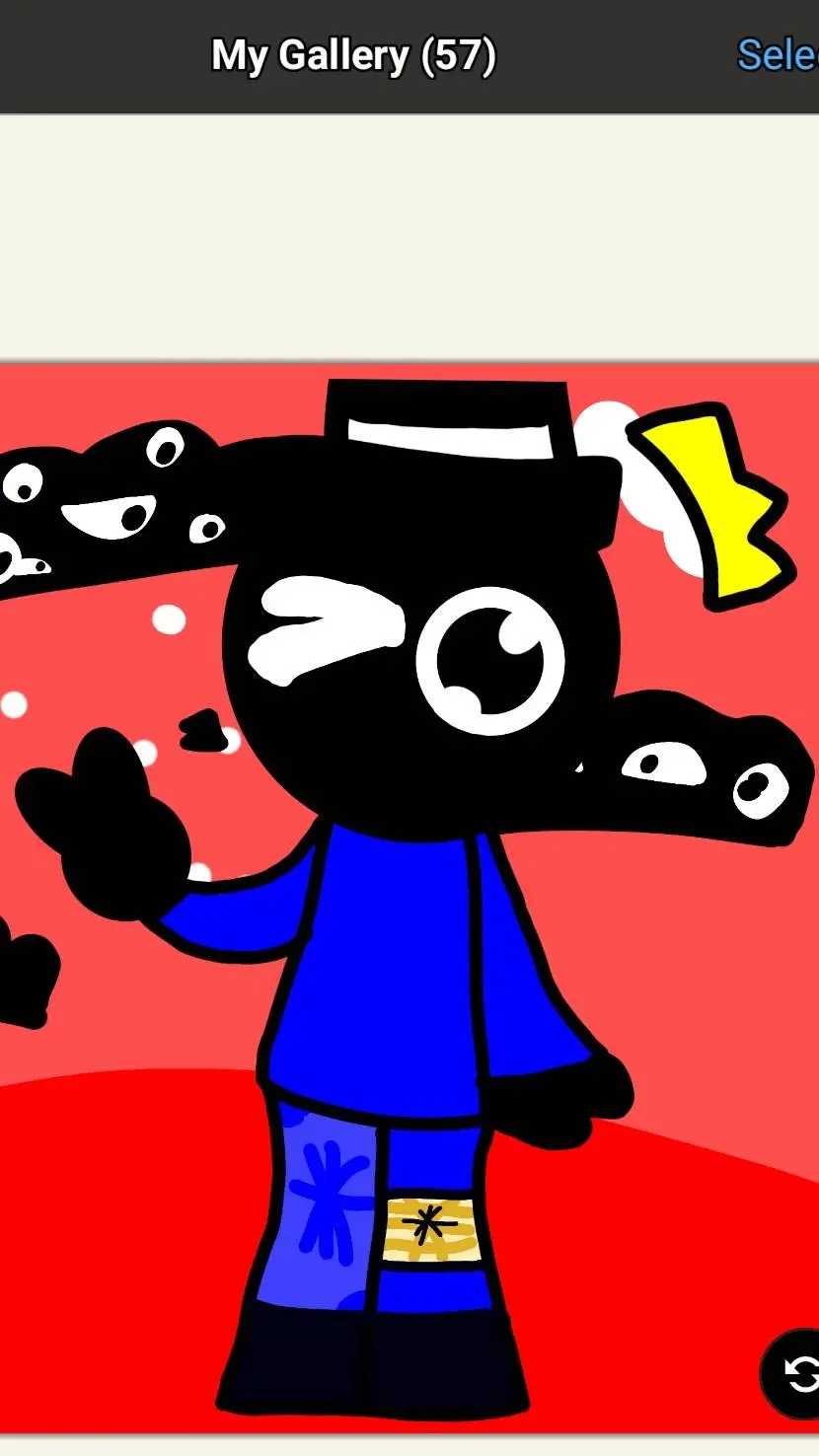 ai character: Sprunki infection  background