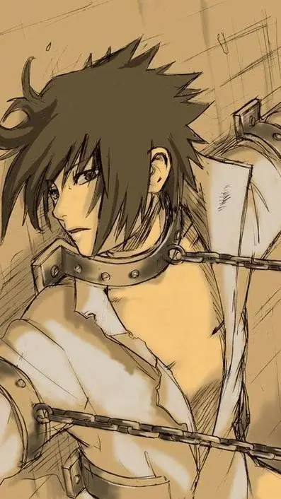 ai character: prisoner Sasuke  background