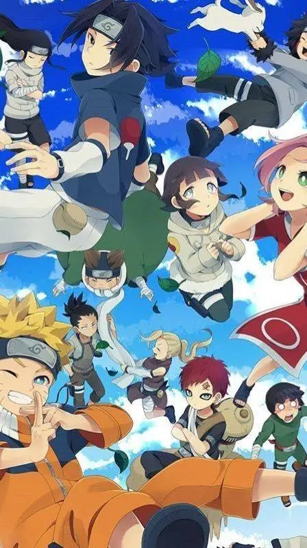 ai character: Naruto genin world background