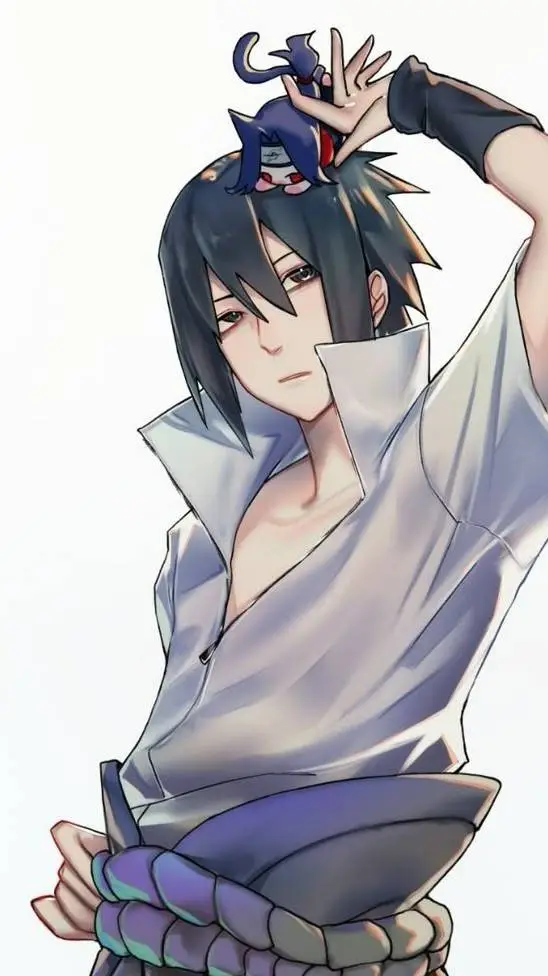 ai character: Sasuke Au background