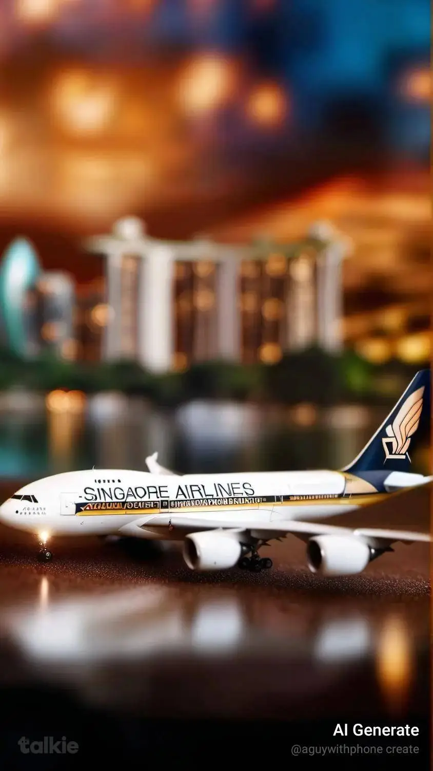 ai character: singapore airlines background