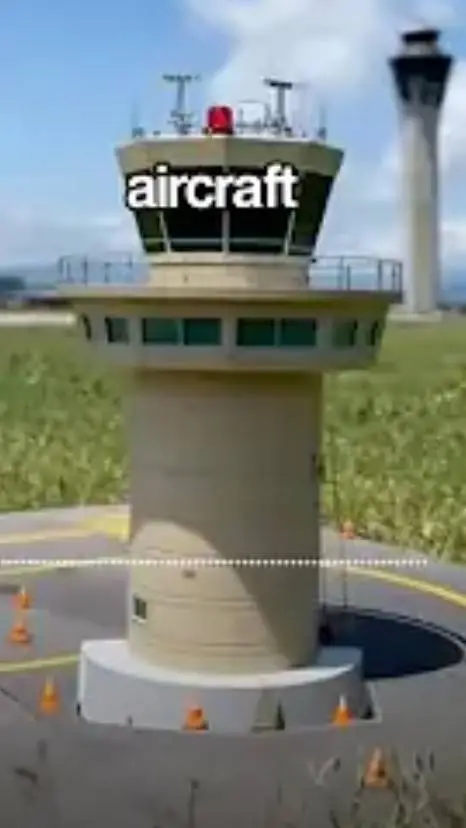 ai character: baby ATC tower background