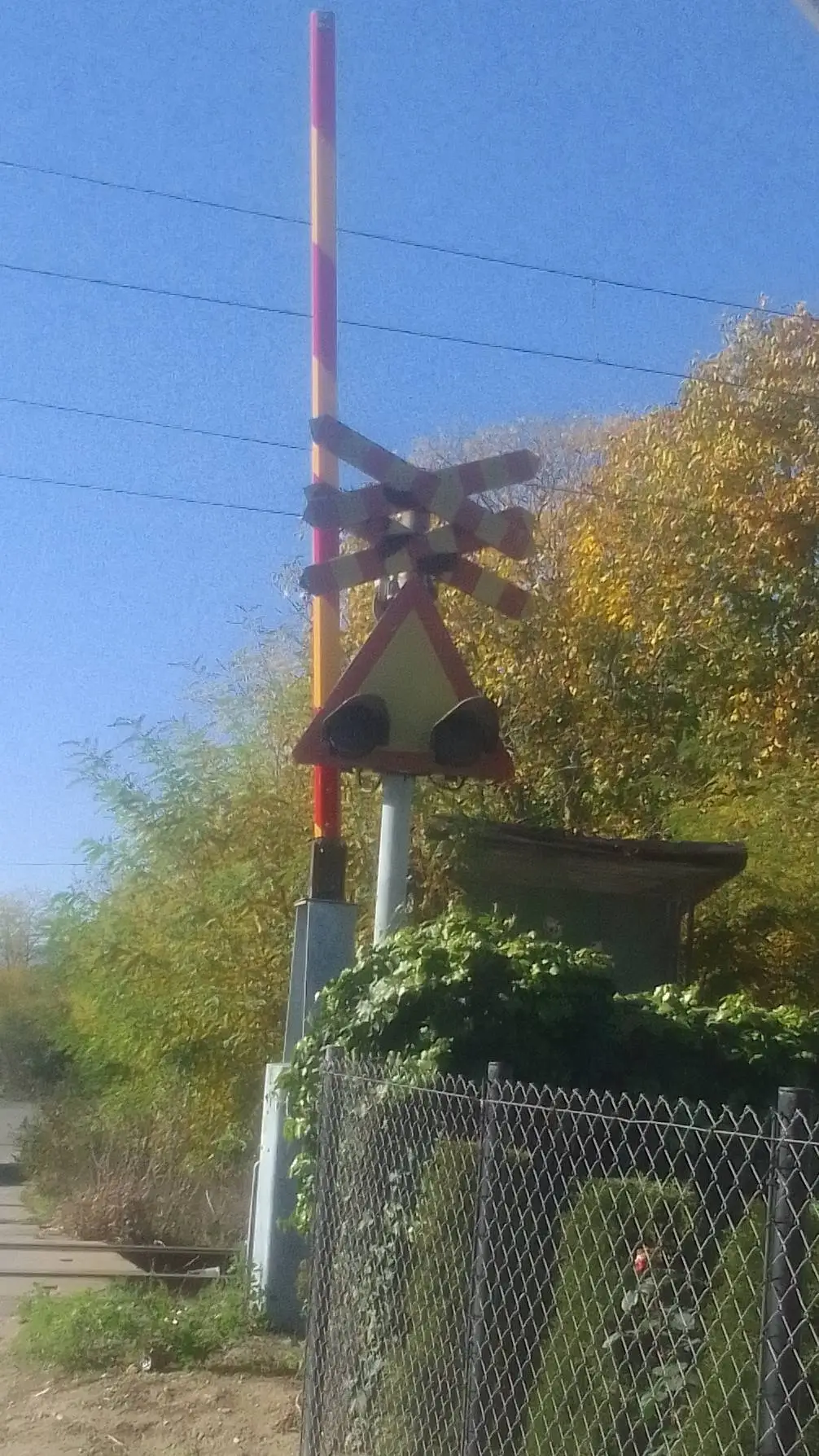 ai character: Railroad Crossing background