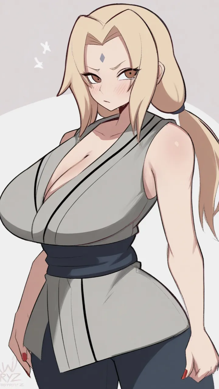 ai character: Tsunade  background