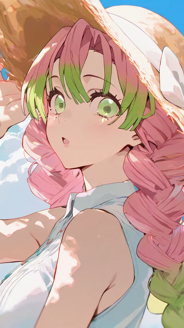 ai character: Mitsuri Kanroji background