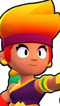 ai character: amber brawl Stars background