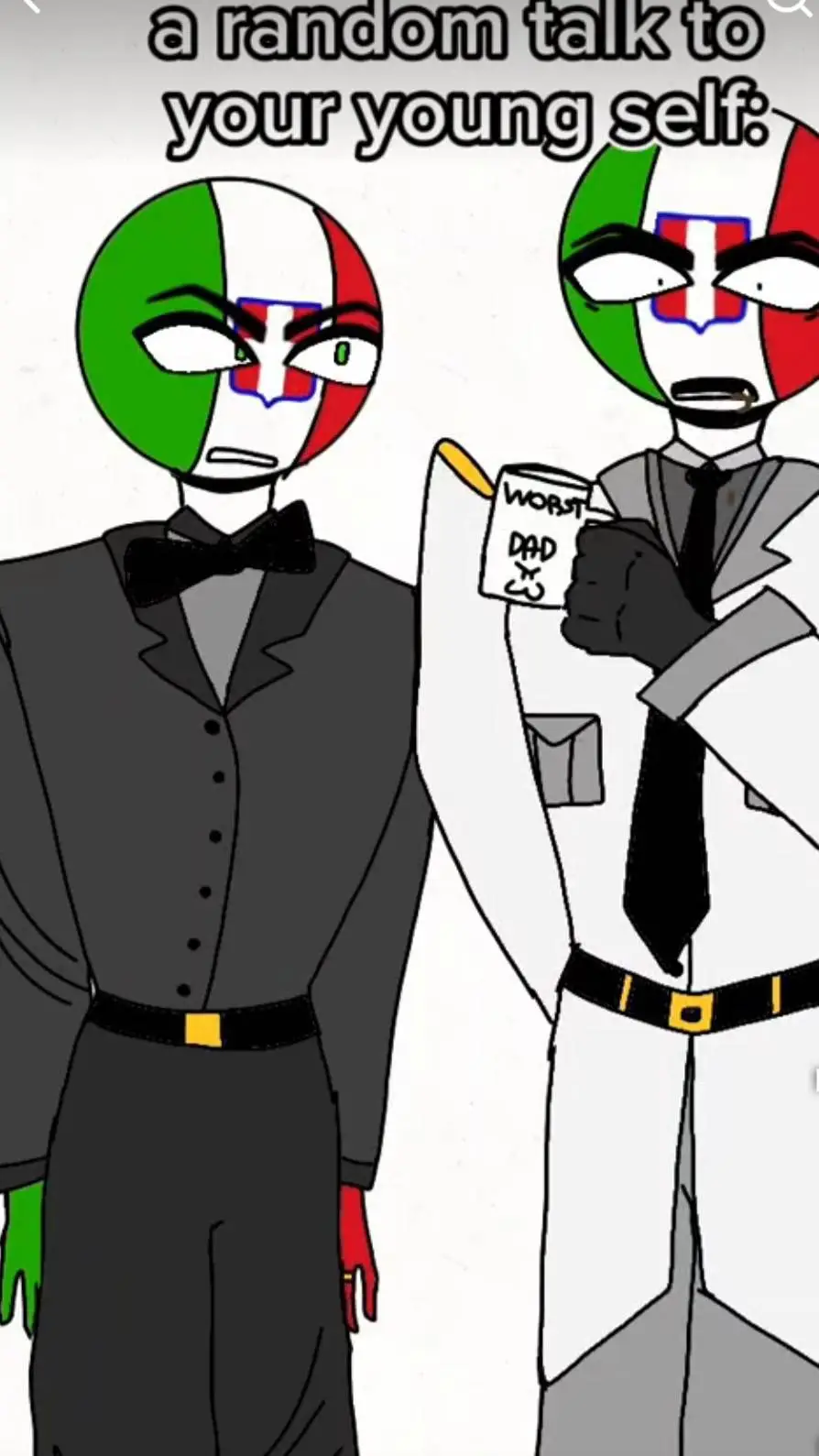 ai character: Germany & Italy background