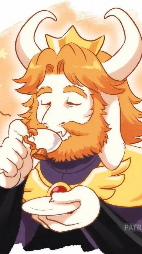 ai character: asgore dreemurr background