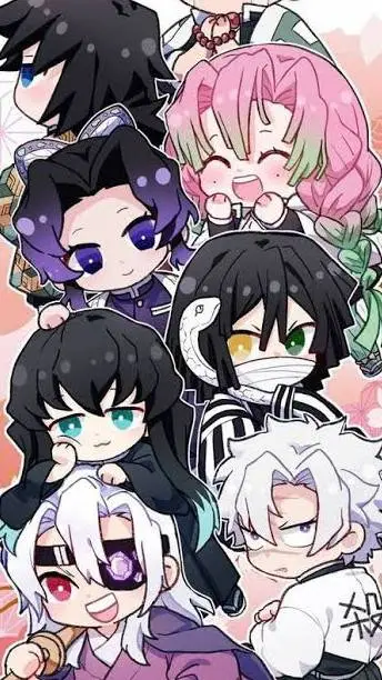 ai character: kny miniatura  background