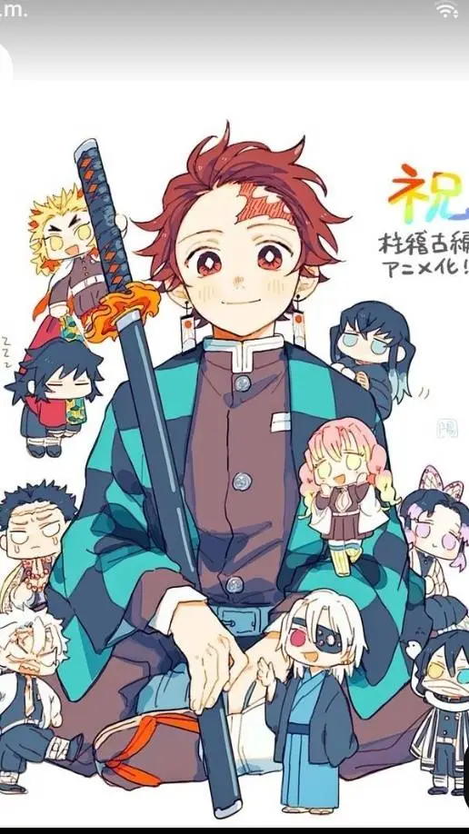 ai character: kny miniatura  background