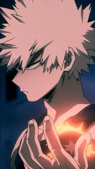 ai character: Katsuki Bakugo background