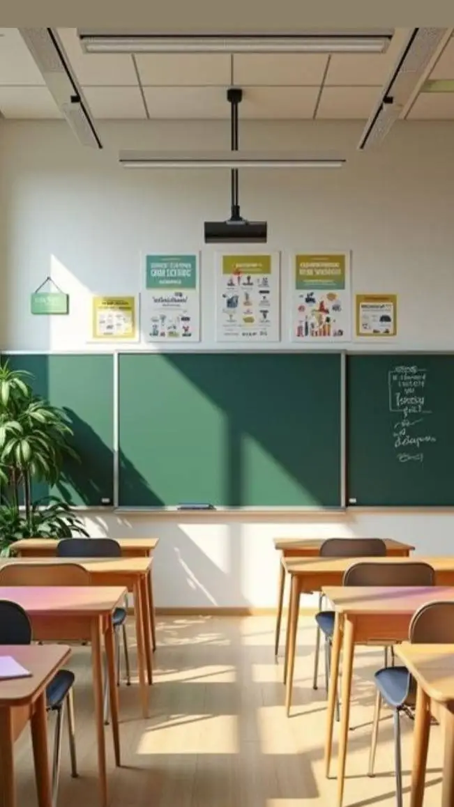 ai character: Rude classroom background