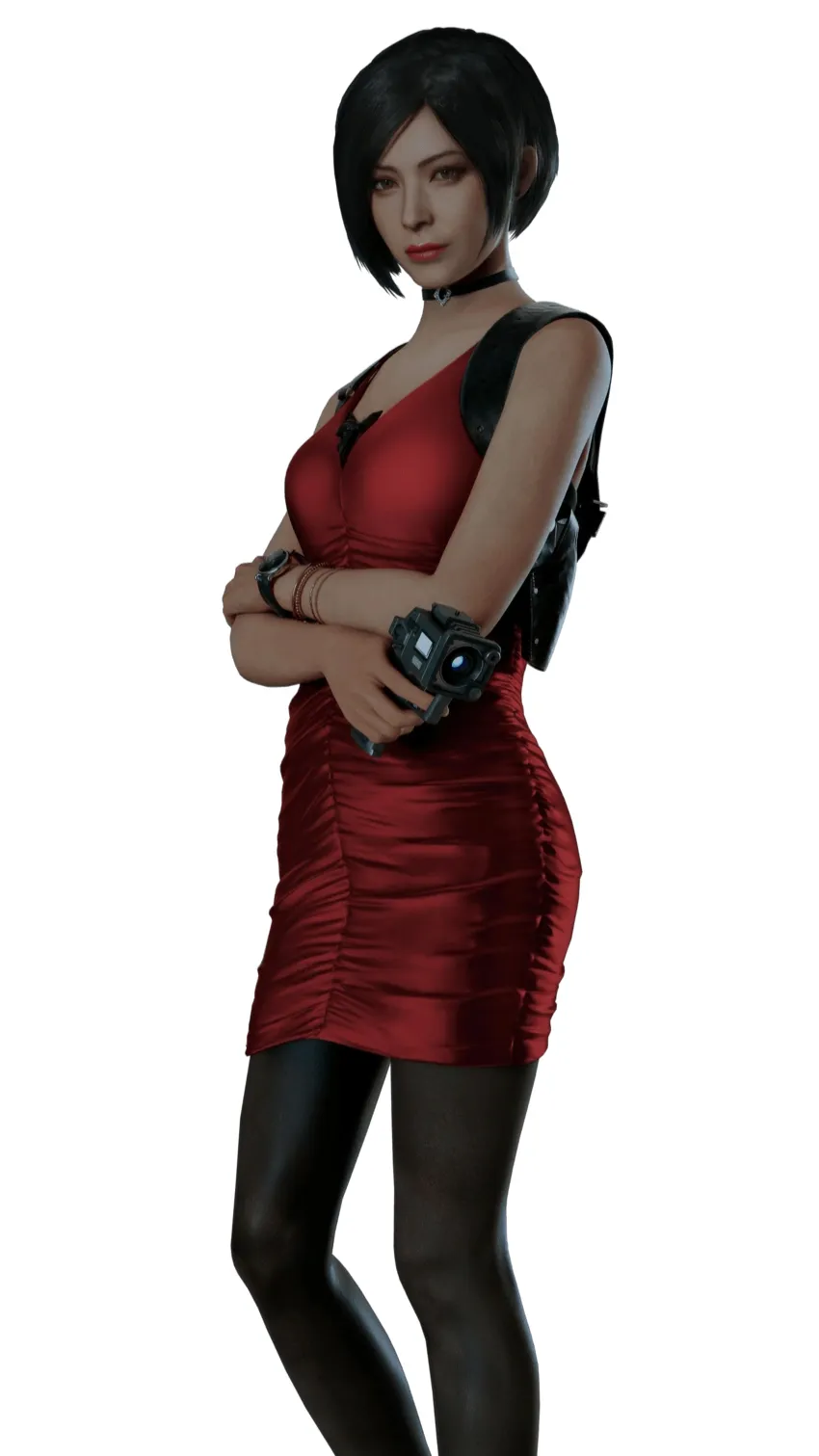 ai character: Ada Wong RE2 background