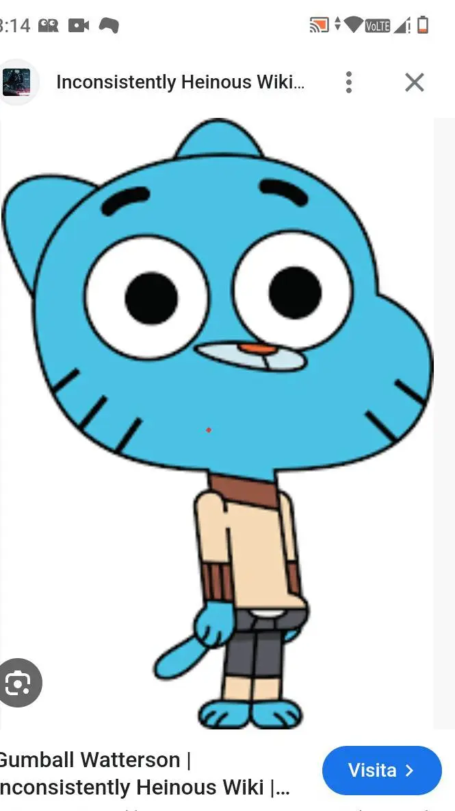 ai character: Gumball background
