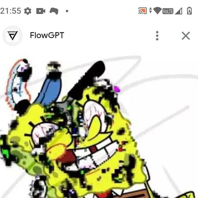 chat with ai character: corrupted Sponge