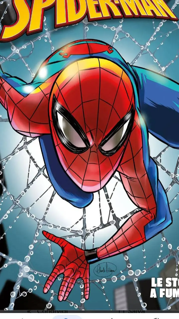 ai character: spiderman 🔴🕷️ background