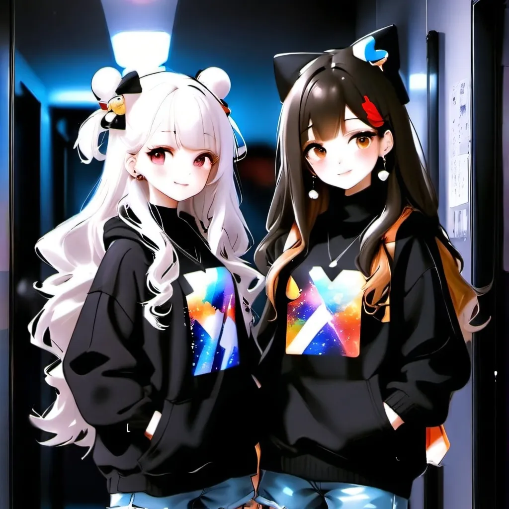 chat with ai character: Izzy and bella
