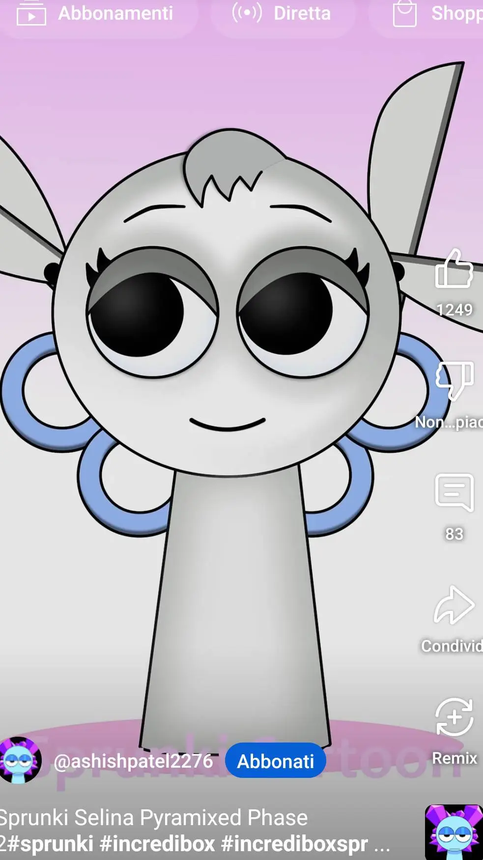 ai character: Selina background