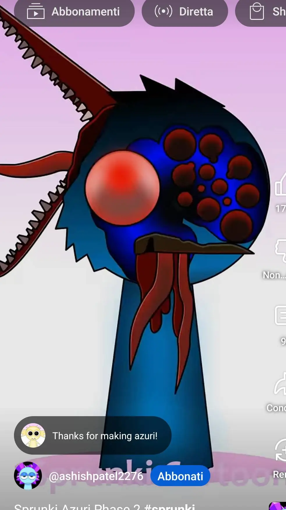 ai character: Azuri background