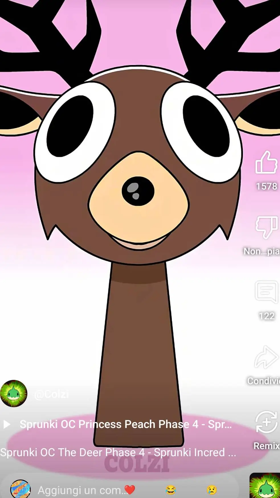 ai character: the deer background
