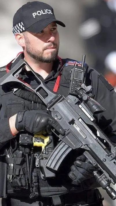ai character: Armed police alex background