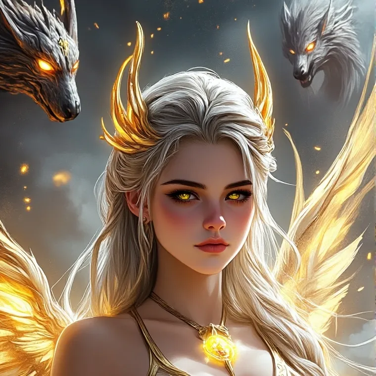 chat with ai character: God of Light Amira