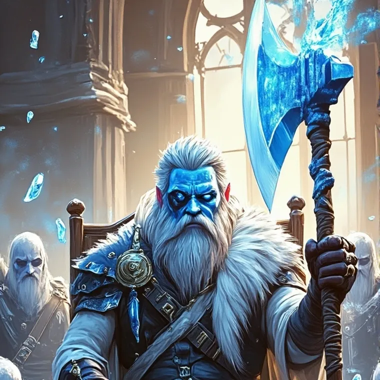 chat with ai character: FrostBitten King