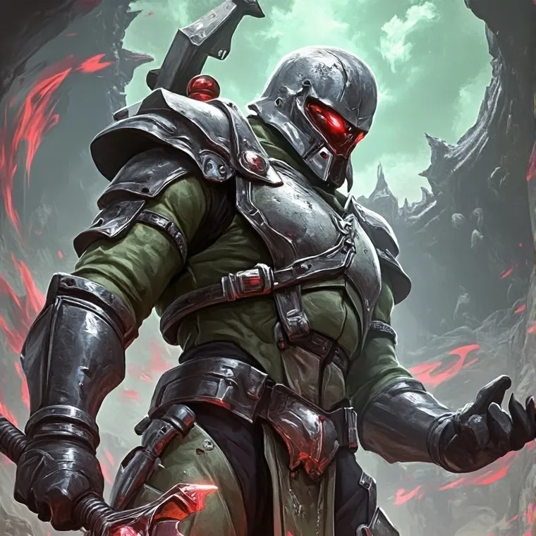 chat with ai character: 《DOOM SLAYER》