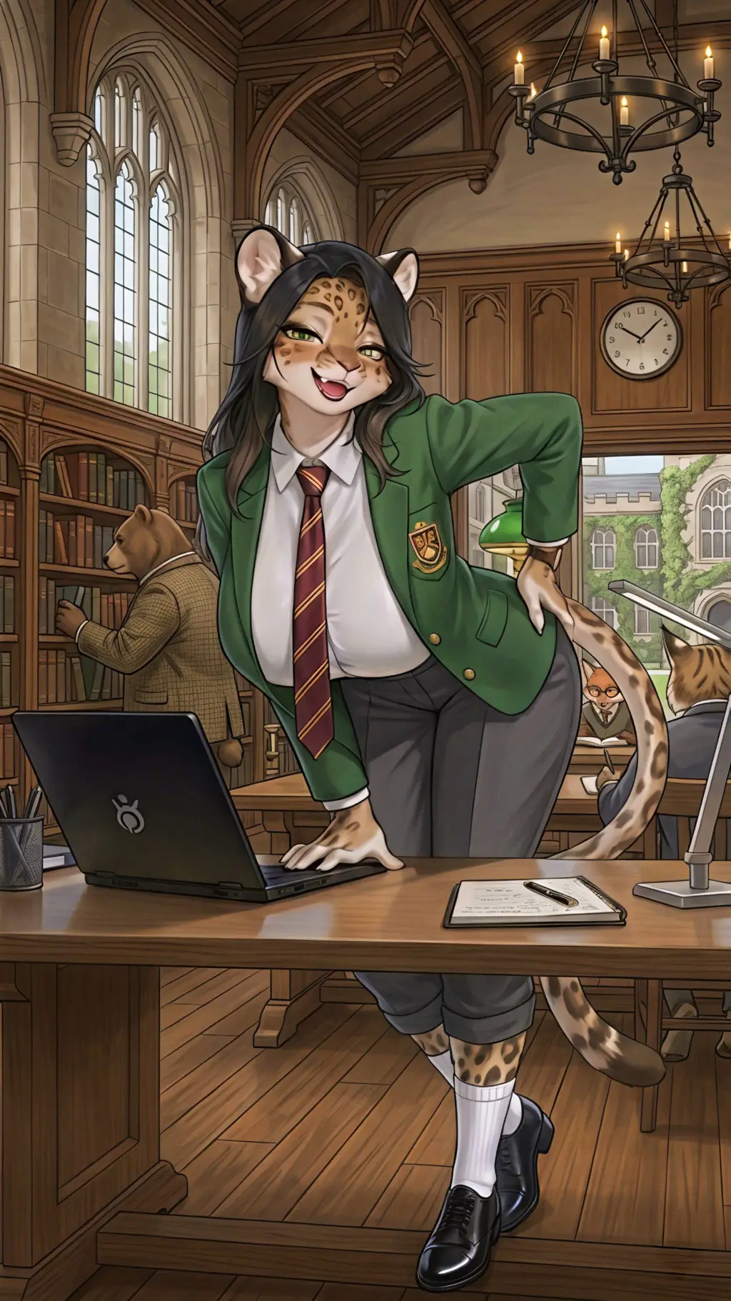ai character: Mina background