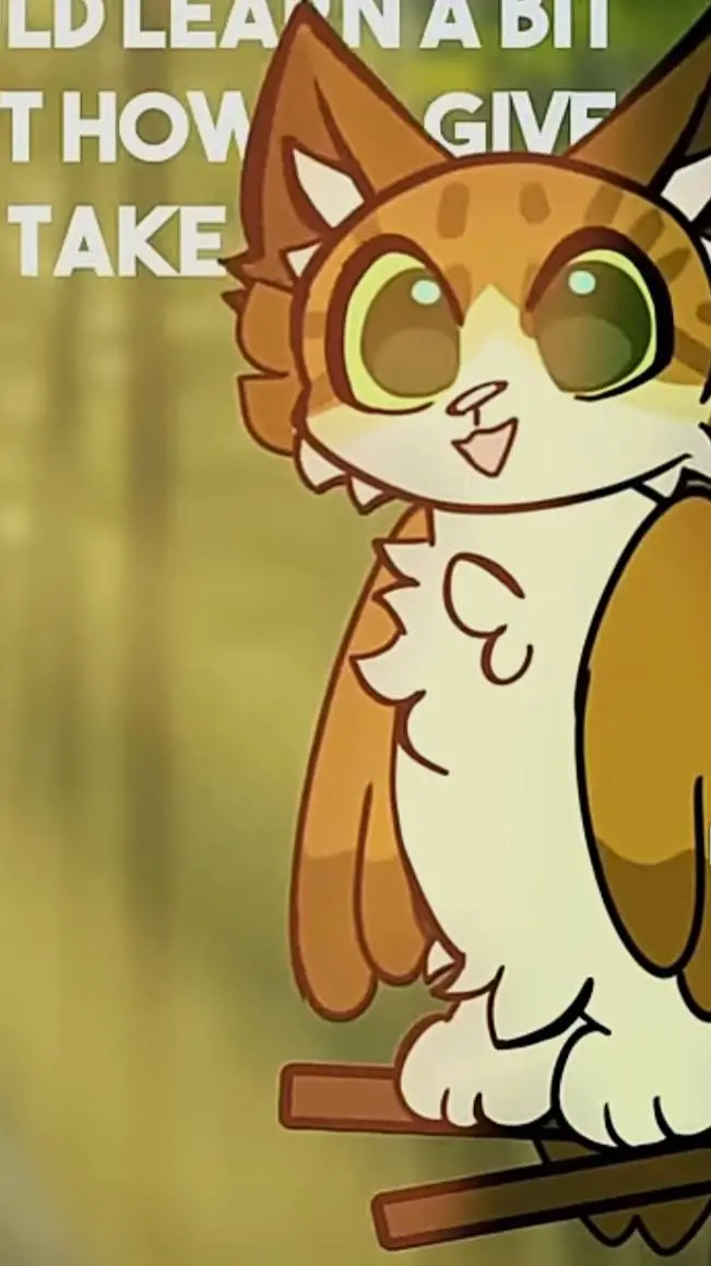 ai character: meowl background