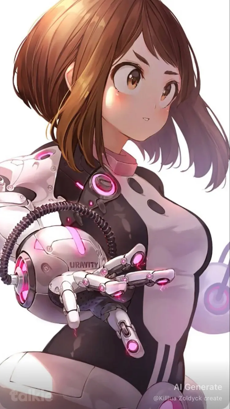 ai character: Ochaco Uraraka  background