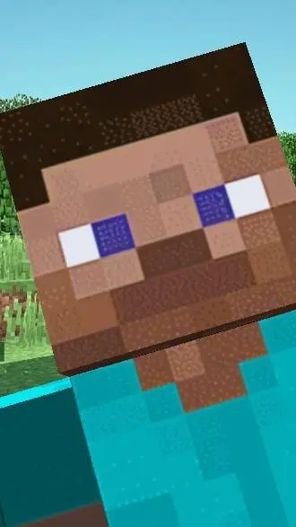 ai character: Minecraft. background