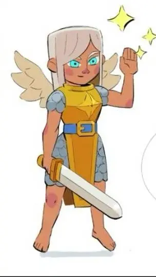 ai character: curandera guerrera background