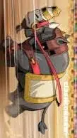 ai character: rinoceronte de P.O background