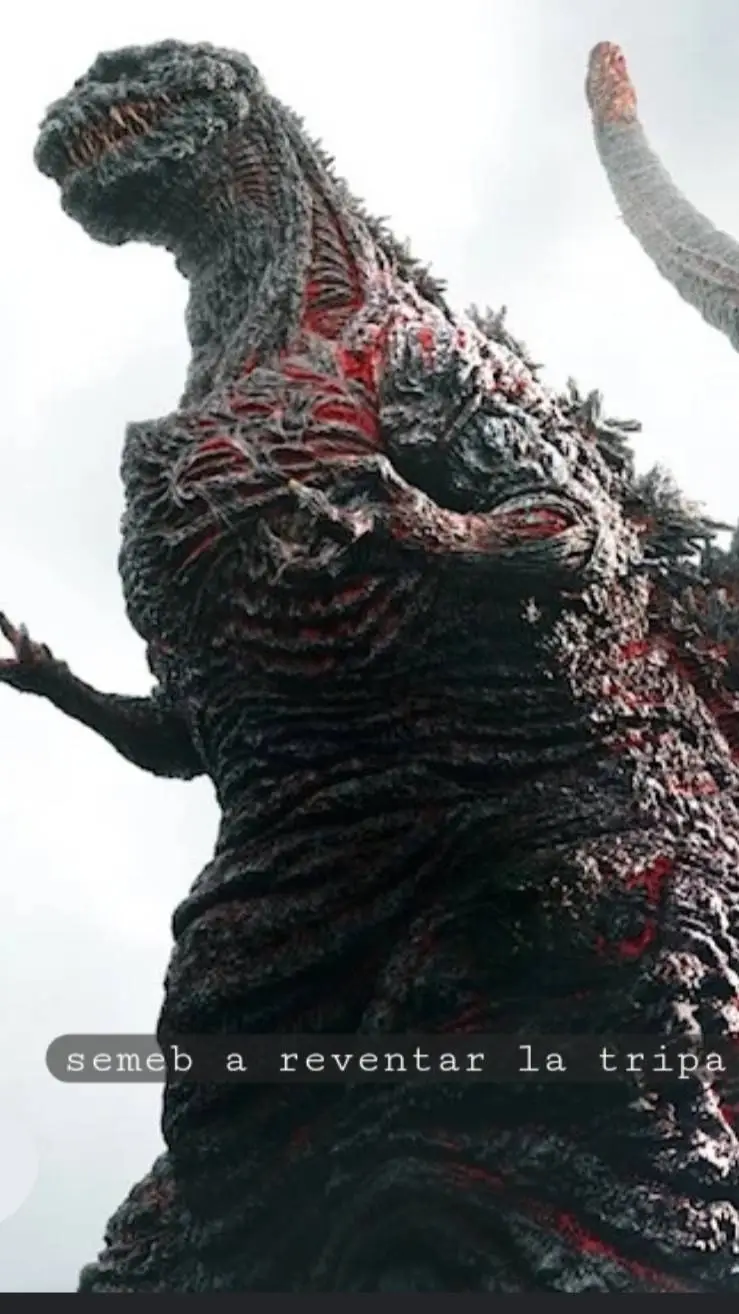 ai character: la shin godzilla  background