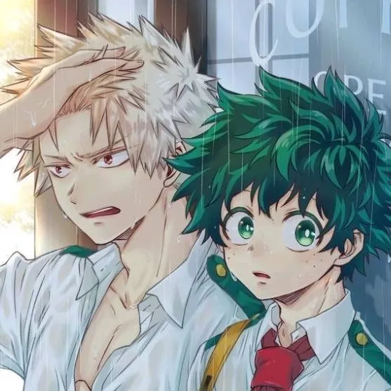 chat with ai character: bakugo y deku