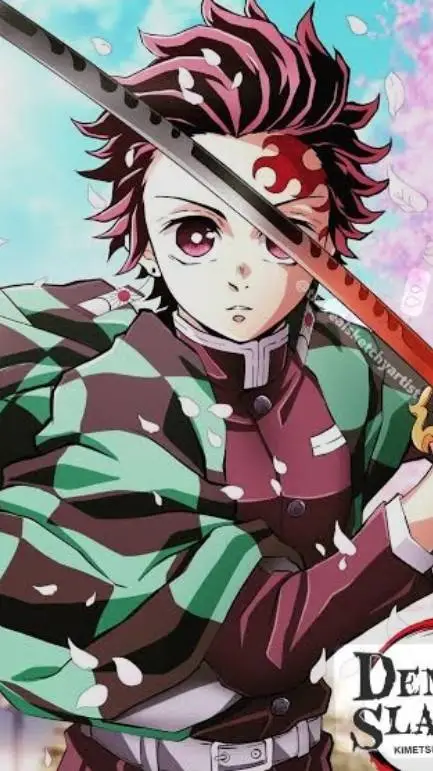 ai character: tanjiro background