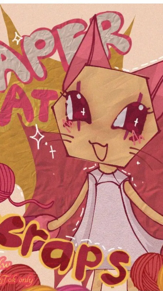 ai character: 🎀🟡scraps🟡🎀 background