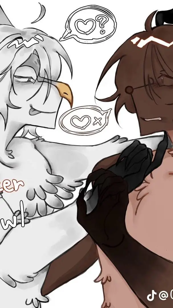 ai character: Deer x Owl background
