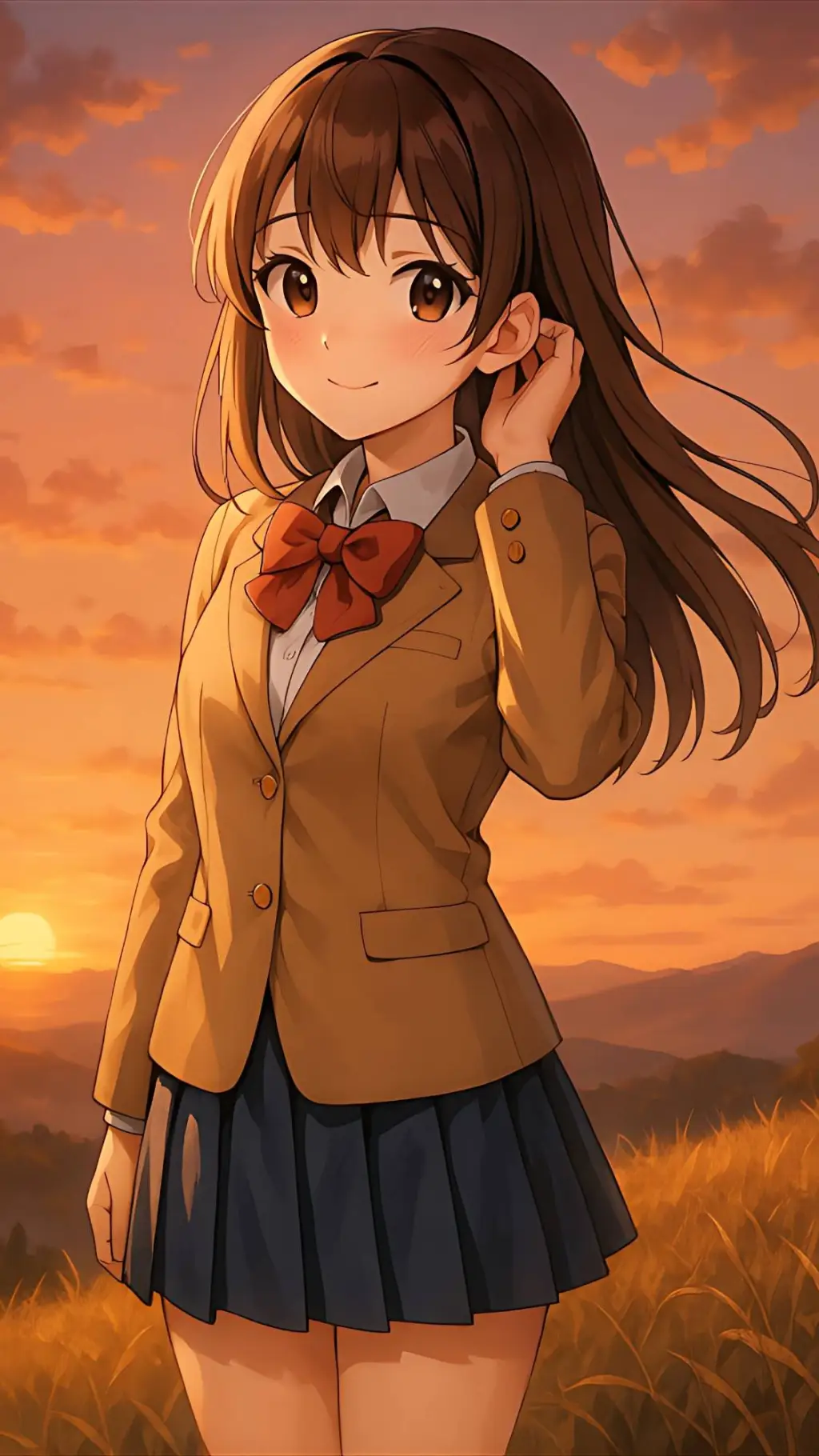 ai character: Sanae Shimizu  background