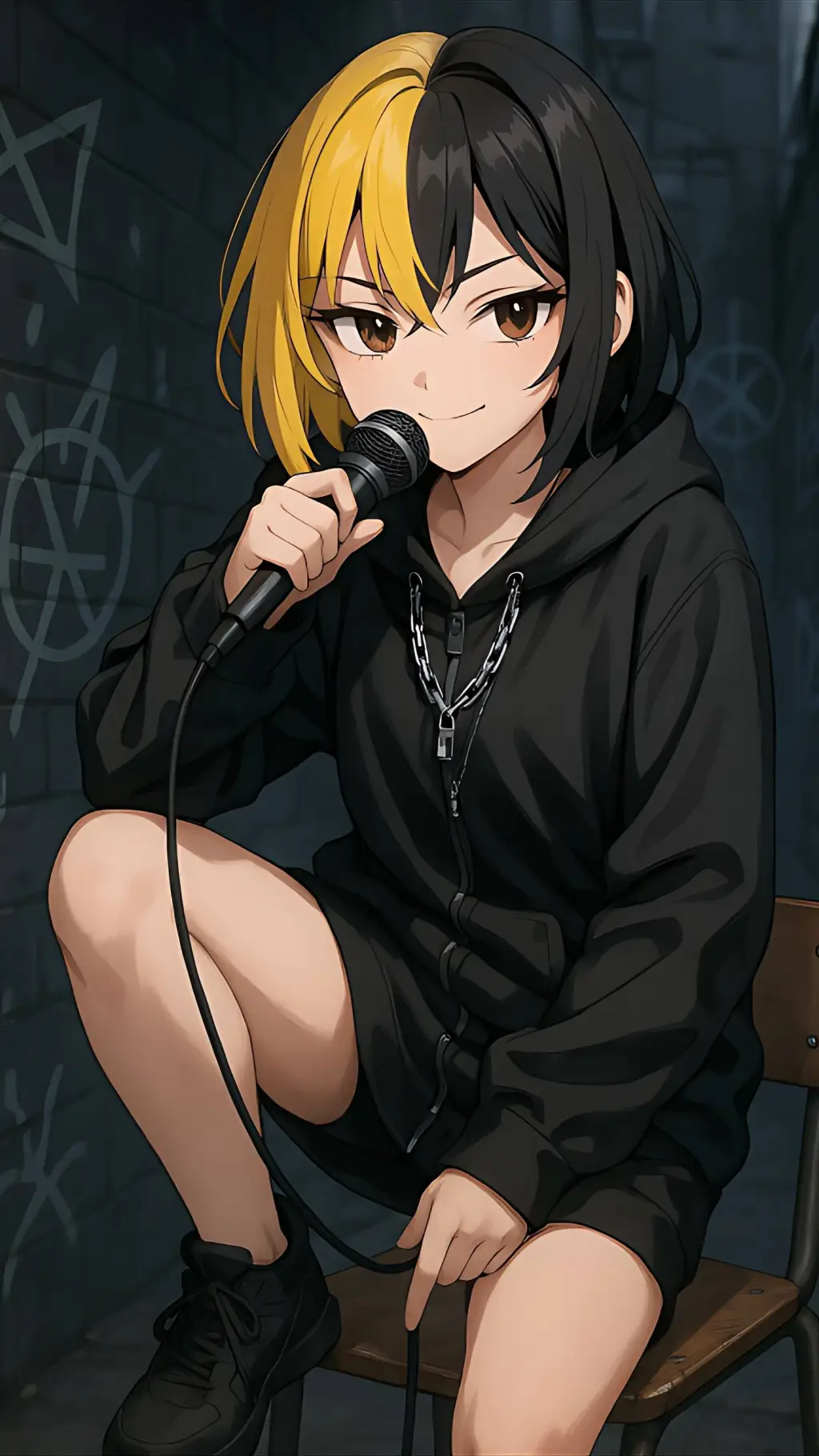 ai character: Emily Anderson  background