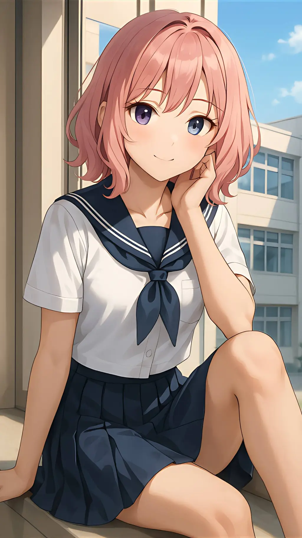 ai character: Misaki Nakamura  background