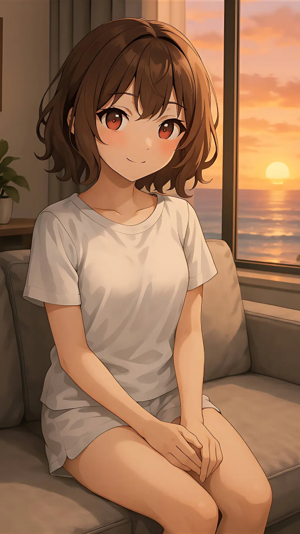 ai character: Narumi Harada  background