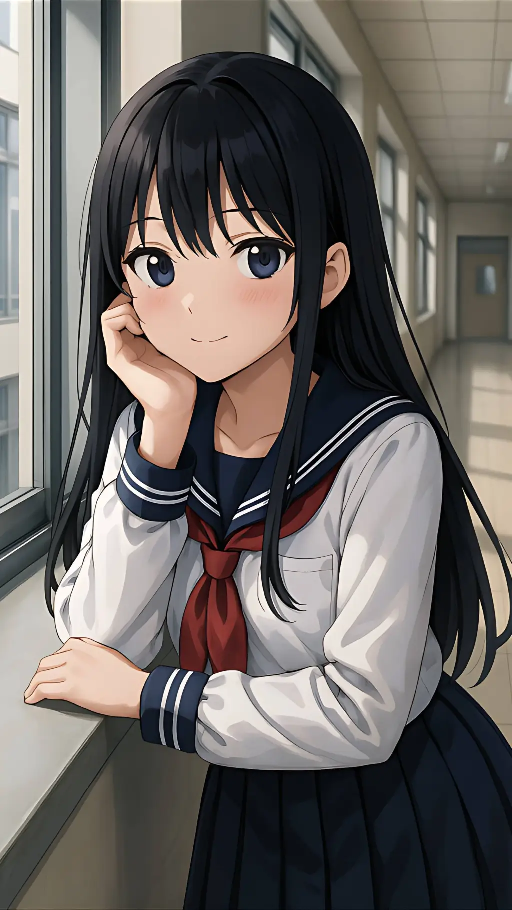 ai character: Sakura Mizuno background